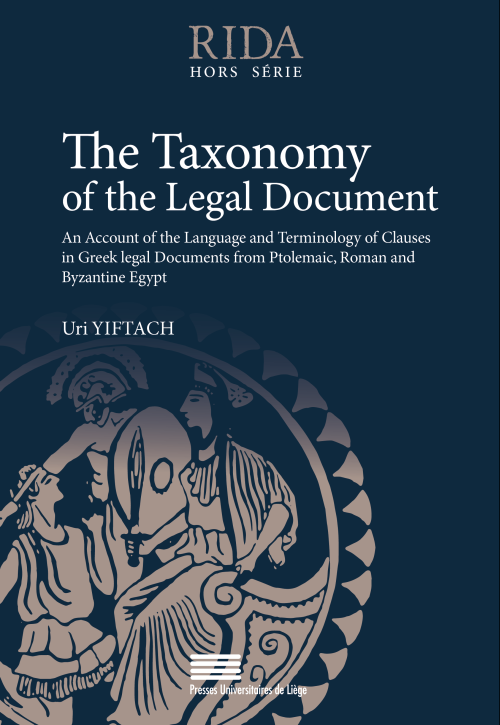 Couverture du livre The Taxonomy of the Legal Document